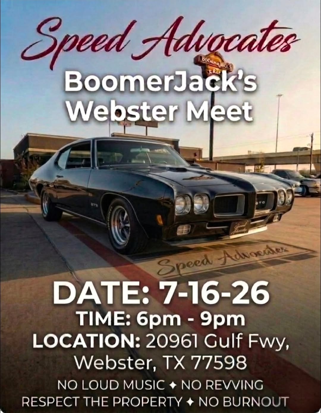 Speed Advocates BooomerJack's Webster Meet
